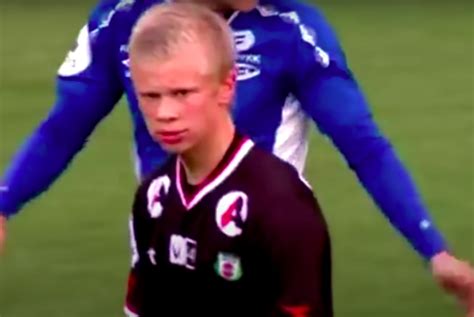 Erling Haaland Professional Debut Age 15 With Bryne Is Now Legend