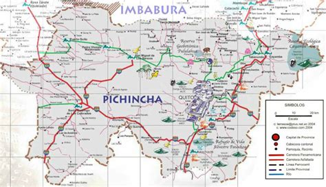 Pichincha road map - Full size