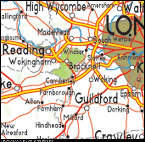 Bracknell Map and Bracknell Satellite Images