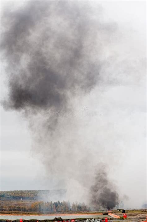 Explosion of a Thermite Bomb Stock Photo - Image of fire, damage: 35339434