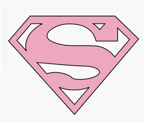 #superpink #supergirl #superman #tumblrpng #tumblr - Pink Superman Logo ...