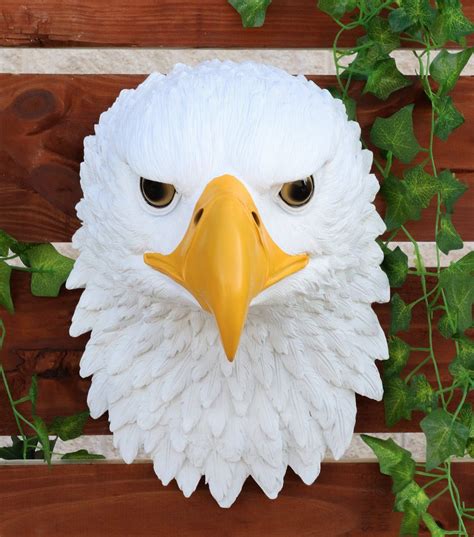 Large 16"H Majestic Bald Eagle Wall Decor Patriotic American Eagle Wall ...