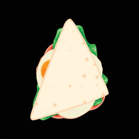 sandwich vector illustration with ham, cheese and vegetables 38236348 Vector Art at Vecteezy