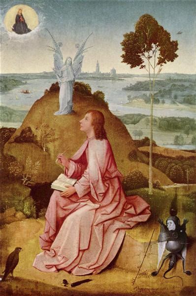 Saint John the Evangelist on Patmos, 1485 - Hieronymus Bosch - WikiArt.org