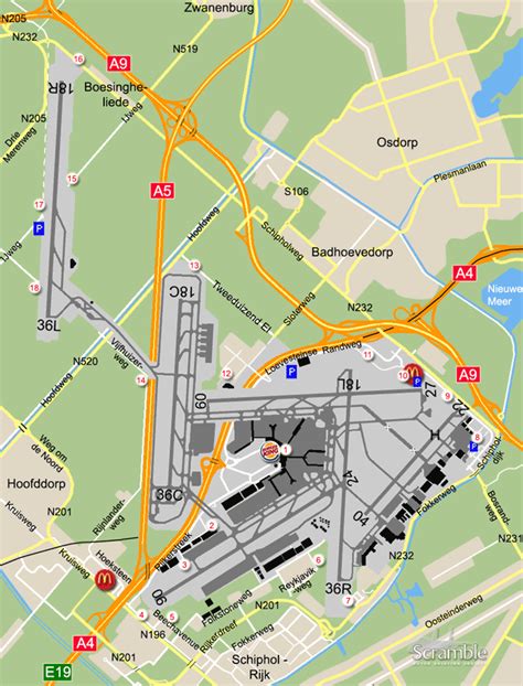 Map Of Amsterdam Airport Terminals - Palm Beach Map