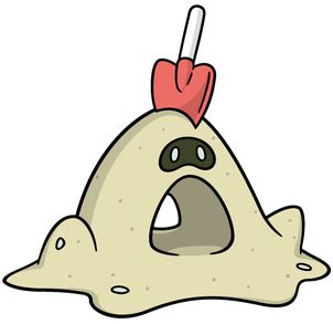 Sandygast official artwork gallery | Pokémon Database