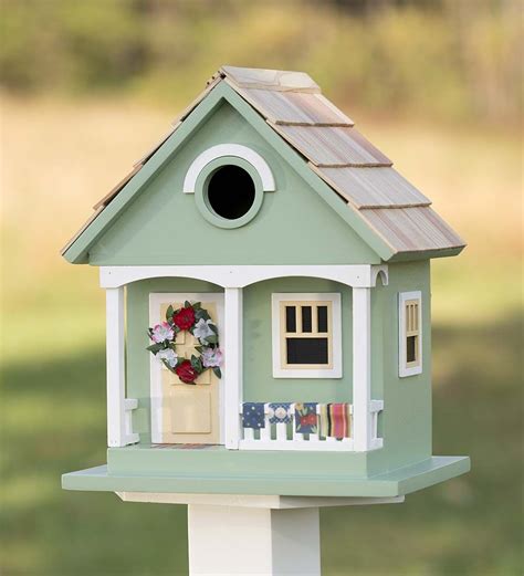 Spring Cottage Birdhouse | Bird house, Bird houses painted, Cottage birdhouse