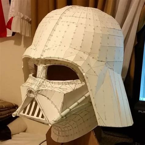 PAPERMAU: Darth Vader Accurate Helmet Paper Model In 1/1 Scale - by Joey Juvito | Star wars ...
