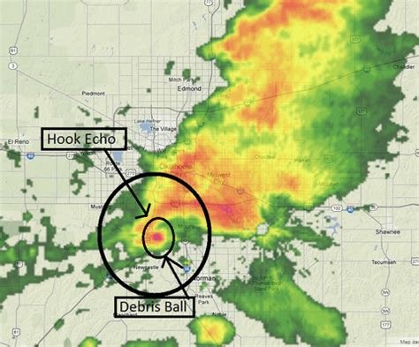 Moore “Super Tornado”: Radar shows “hook echo” and “debris ball” | MPR News