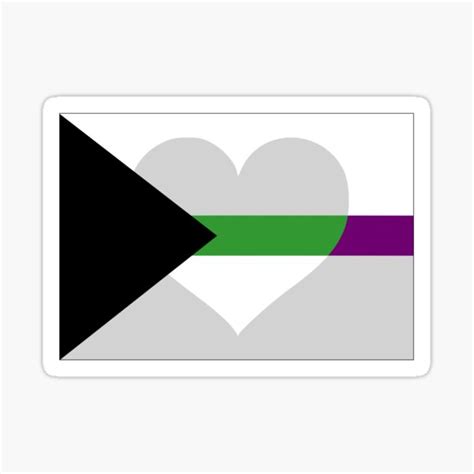 "Demisexual and Demiromantic Flag" Sticker for Sale by MizuSky | Redbubble