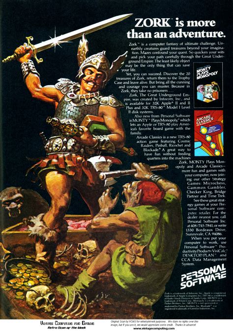 VC&G | » [ Retro Scan of the Week ] Zork