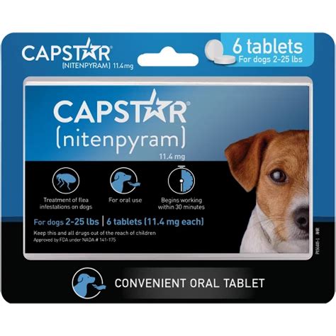 CAPSTAR® (nitenpyram) Oral Flea Treatment For Dogs Capstar