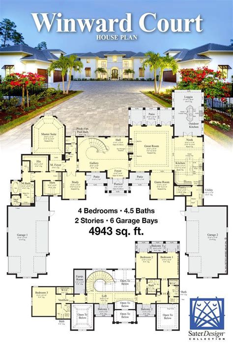 Large and Lovely Estate Home | Mansion floor plan, Luxury house floor plans, Mansion plans