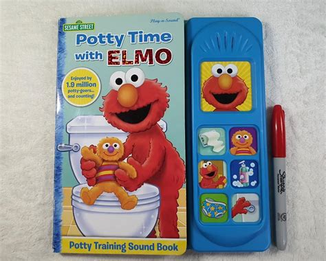 Potty Time with Elmo, Hobbies & Toys, Books & Magazines, Children's Books on Carousell