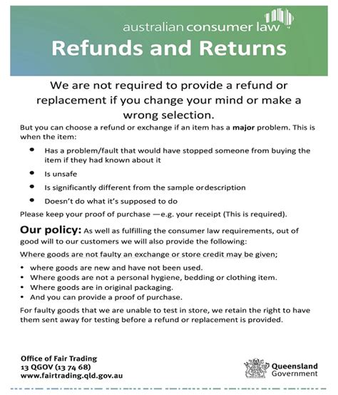 Return Policy Template | Template Business