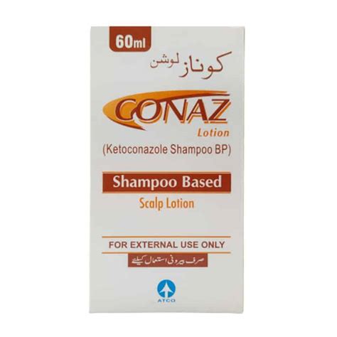 Conaz Shampoo 60Ml - Side Effects - Buy Online - ₨ 348 - khasmart