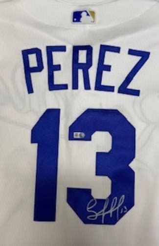 Salvador Perez Autographed Royals Authentic Jersey | MLB Auctions