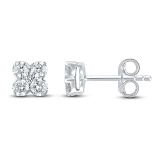 Diamond Earrings 1/2 ct tw Round 10K White Gold | Jared