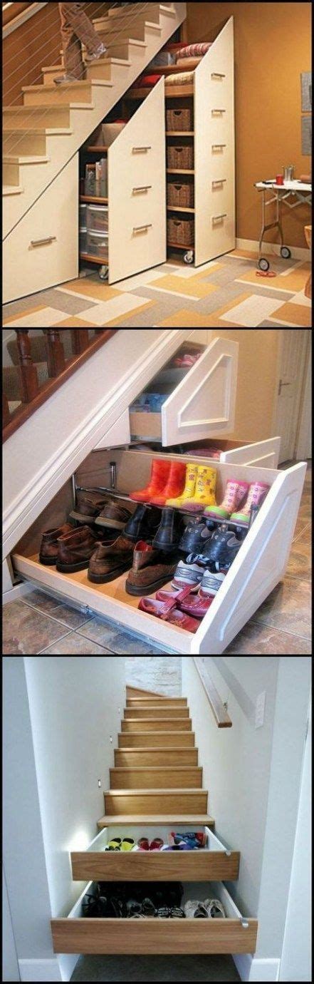 Super stairs landing storage ideas ideas | Tiny house stairs, Interior stairs, Stair storage