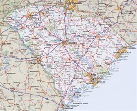 Map Of Cities In North Carolina And Travel Information | Download ...