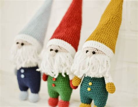 Amigurumi Gnome Christmas Free Crochet Pattern - crochet.amgurum.com | Crochet patterns ...