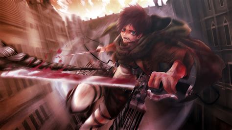 Eren Yeager Attack on Titan Shingeki no Kyojin 4K #19476