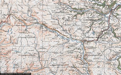 Historic Ordnance Survey Map of Wye Valley, 1922