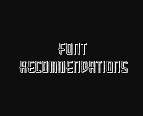 Fonts Recommendations - Akash Gupta