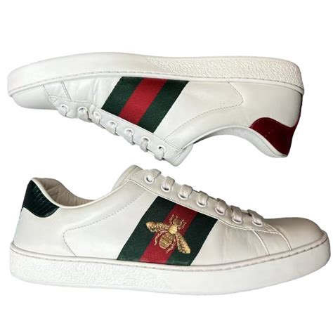 EU40.5 GUCCI ACE EMBROIDERED ‘BEE’ - projectlfg.net