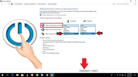 How to Use Power Button to Turn Off Laptop Screen in Windows 10 - YouTube