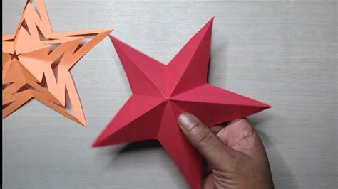 DIY How to make simple and easy paper star | homedecor | parol | lantern | i- diy na yan - YouTube