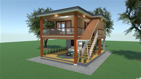 Rest House Design Idea (50sqm.) - YouTube