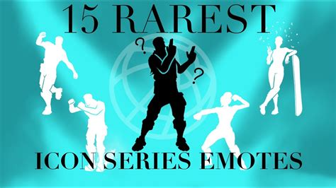 THE 15 RAREST ICON SERIES EMOTES - YouTube