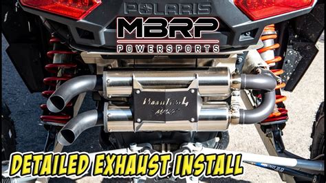 MBRP Powersports - Detailed Exhaust Installation - Polaris RZR XP Turbo ...