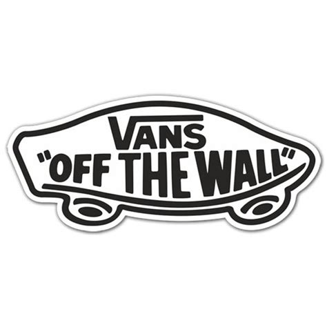 Sticker Vans off the wall white | MuralDecal.com