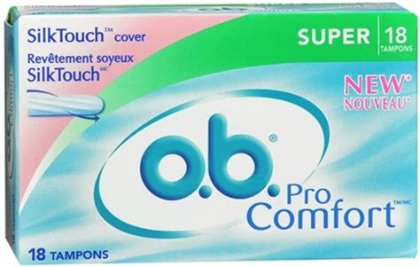 OB Pro Comfort Applicator Free Digital Tampons, Super Absorbency, 18 Count | Super tampons ...