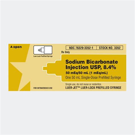 8.4% Sodium Bicarbonate Injection, USP 50mEq (1mEq/ml) | Martin Surgical