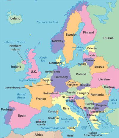 World War 2 Europe Map With Capitals