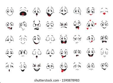 Facial Expressions Drawing Photos, Images & Pictures | Shutterstock