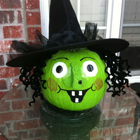 Halloween Witch Pumpkin | Halloween pumpkin designs, Halloween pumpkin crafts, Halloween ...