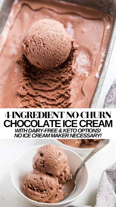 4-Ingredient No-Churn Chocolate Ice Cream - The Roasted Root