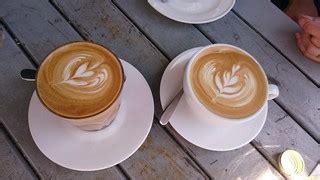 Strong caffe latte, flat white coffee - Coin Laundry, Arma… | Flickr
