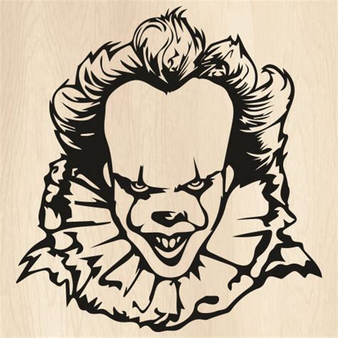 Pennywise Face Svg