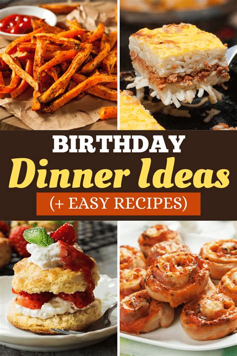 30 Birthday Dinner Ideas (+ Easy Recipes) - Insanely Good