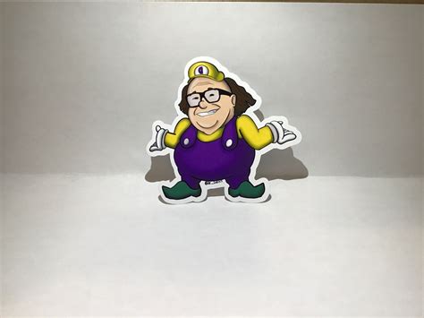 Devitario Danny Devito X Wario Sticker - Etsy