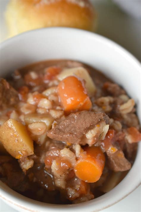 Pressure Cooker Beef & Barley Soup - Who Needs A Cape?