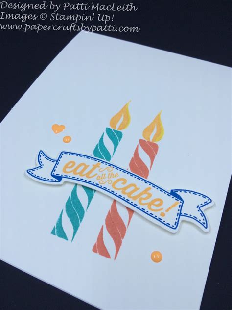 Papercrafts by Patti: Colorful Happy Birthday Banner