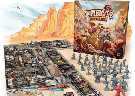 Western-Themed Zombie Board Games : Zombicide: Undead or Alive