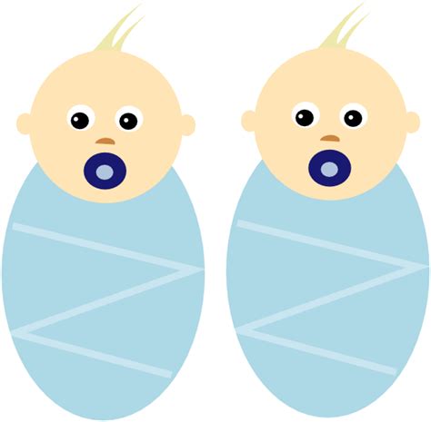 Twin Baby Boys Clip Art at Clker.com - vector clip art online, royalty free & public domain