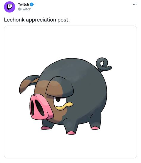 Someone at Twitch seems to like Lechonk | Lechonk | Know Your Meme